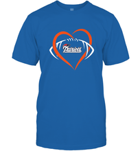 Load image into Gallery viewer, NFL New England Patriots Heart Love Football Men's T-Shirt

