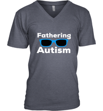 Load image into Gallery viewer, Fathering Autism Shades Men's V-Neck
