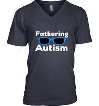 Load image into Gallery viewer, Fathering Autism Shades Men's V-Neck
