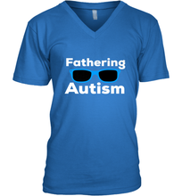 Load image into Gallery viewer, Fathering Autism Shades Men's V-Neck
