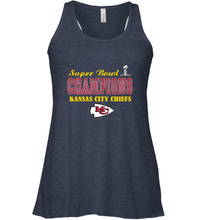 Load image into Gallery viewer, NFL super bowl Kansas City Chiefs champions Women's Racerback Tank
