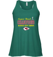 Load image into Gallery viewer, NFL super bowl Kansas City Chiefs champions Women's Racerback Tank
