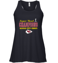 Load image into Gallery viewer, NFL super bowl Kansas City Chiefs champions Women's Racerback Tank
