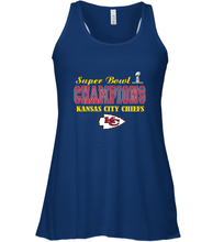 Load image into Gallery viewer, NFL super bowl Kansas City Chiefs champions Women's Racerback Tank
