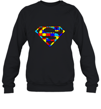 Load image into Gallery viewer, Autism Superhero Crewneck Sweatshirt
