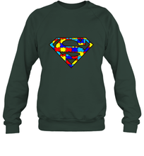 Load image into Gallery viewer, Autism Superhero Crewneck Sweatshirt

