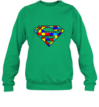 Load image into Gallery viewer, Autism Superhero Crewneck Sweatshirt
