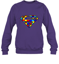 Load image into Gallery viewer, Autism Superhero Crewneck Sweatshirt
