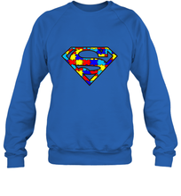 Load image into Gallery viewer, Autism Superhero Crewneck Sweatshirt
