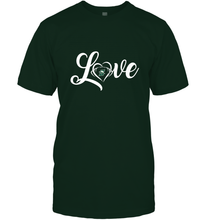 Load image into Gallery viewer, Stetson Hatters Love Heart  Football  Team Premium Men's T-Shirt
