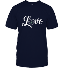 Load image into Gallery viewer, Stetson Hatters Love Heart  Football  Team Premium Men's T-Shirt
