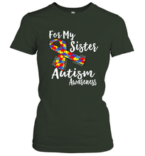 Load image into Gallery viewer, For My Sister  Autism Awareness  Awareness Day Women's T-Shirt

