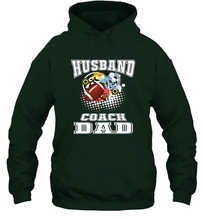 Load image into Gallery viewer, Husband Coach Dad Football Family Sports Team Game Hooded Sweatshirt
