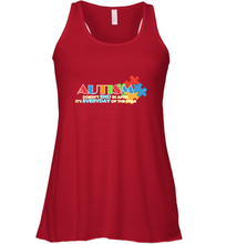 Load image into Gallery viewer, Autism doesn't end in April, its everyday of the year Autism Awareness Shirt Women's Racerback Tank
