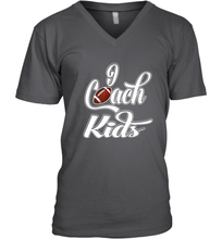 Load image into Gallery viewer, I Coach Kids Football Team Game Family Players Men's V-Neck
