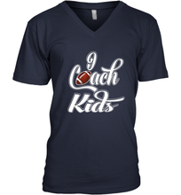 Load image into Gallery viewer, I Coach Kids Football Team Game Family Players Men's V-Neck
