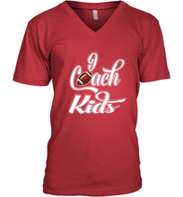 Load image into Gallery viewer, I Coach Kids Football Team Game Family Players Men's V-Neck
