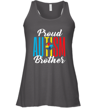 Load image into Gallery viewer, Proud Autism Brother Awareness Support Premium T Shirt Women's Racerback Tank
