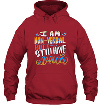 Load image into Gallery viewer, Special Needs NonVerbal Autism Awesome Hooded Sweatshirt
