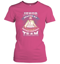 Load image into Gallery viewer, Jesus Drafted My Fantasy Football Women's T-Shirt
