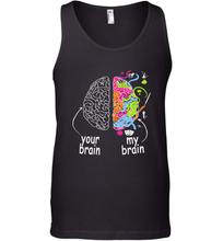 Load image into Gallery viewer, Neurodiversity brain Gift idea for Dyslexia ADHD Autism ASD Men's Tank Top
