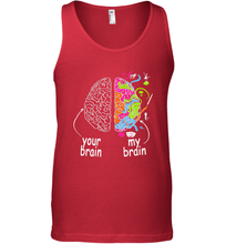 Load image into Gallery viewer, Neurodiversity brain Gift idea for Dyslexia ADHD Autism ASD Men's Tank Top
