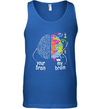 Load image into Gallery viewer, Neurodiversity brain Gift idea for Dyslexia ADHD Autism ASD Men's Tank Top
