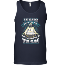 Load image into Gallery viewer, Jesus Drafted My Fantasy Football Men's Tank Top
