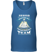 Load image into Gallery viewer, Jesus Drafted My Fantasy Football Men's Tank Top
