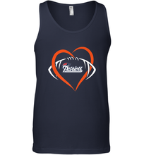Load image into Gallery viewer, NFL New England Patriots Heart Love Football Men's Tank Top
