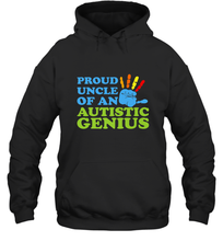 Load image into Gallery viewer, Autism Awareness Shirts Uncle Awareness Month Hooded Sweatshirt
