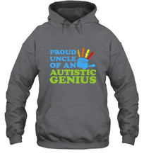 Load image into Gallery viewer, Autism Awareness Shirts Uncle Awareness Month Hooded Sweatshirt
