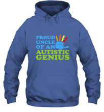 Load image into Gallery viewer, Autism Awareness Shirts Uncle Awareness Month Hooded Sweatshirt
