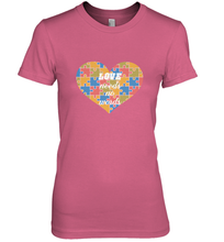 Load image into Gallery viewer, Love needs no words Autism Awareness DayT shirt Women's Premium T-Shirt
