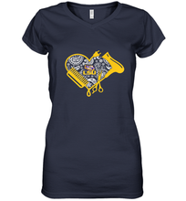 Load image into Gallery viewer, LSU Tigers Hairstyle  Beautician Like Football Women's V-Neck T-Shirt
