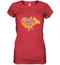 Load image into Gallery viewer, LSU Tigers Hairstyle  Beautician Like Football Women's V-Neck T-Shirt
