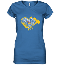 Load image into Gallery viewer, LSU Tigers Hairstyle  Beautician Like Football Women's V-Neck T-Shirt
