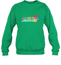 Load image into Gallery viewer, Autism doesn't end in April, its everyday of the year Autism Awareness Shirt Crewneck Sweatshirt
