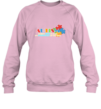 Load image into Gallery viewer, Autism doesn't end in April, its everyday of the year Autism Awareness Shirt Crewneck Sweatshirt
