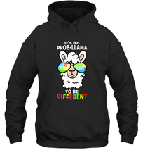 Load image into Gallery viewer, It's No Prob llama To Be Different Shirt _ Autism Gift Hooded Sweatshirt
