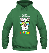 Load image into Gallery viewer, It's No Prob llama To Be Different Shirt _ Autism Gift Hooded Sweatshirt
