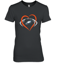 Load image into Gallery viewer, NFL Philadelphia Eagles Heart Love Football Women's Premium T-Shirt
