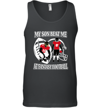 Load image into Gallery viewer, Son Beat Me Fantasy Football Team Draft Men's Tank Top
