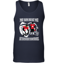 Load image into Gallery viewer, Son Beat Me Fantasy Football Team Draft Men's Tank Top
