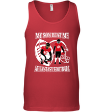 Load image into Gallery viewer, Son Beat Me Fantasy Football Team Draft Men's Tank Top
