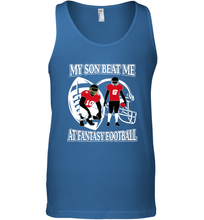 Load image into Gallery viewer, Son Beat Me Fantasy Football Team Draft Men's Tank Top

