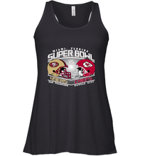 Load image into Gallery viewer, NFL Super bowl San Francisco 49ers vs. Kansas City Chiefs Women's Racerback Tank

