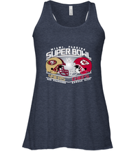 Load image into Gallery viewer, NFL Super bowl San Francisco 49ers vs. Kansas City Chiefs Women's Racerback Tank
