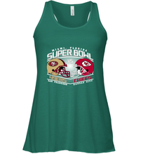 Load image into Gallery viewer, NFL Super bowl San Francisco 49ers vs. Kansas City Chiefs Women's Racerback Tank
