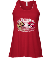 Load image into Gallery viewer, NFL Super bowl San Francisco 49ers vs. Kansas City Chiefs Women's Racerback Tank
